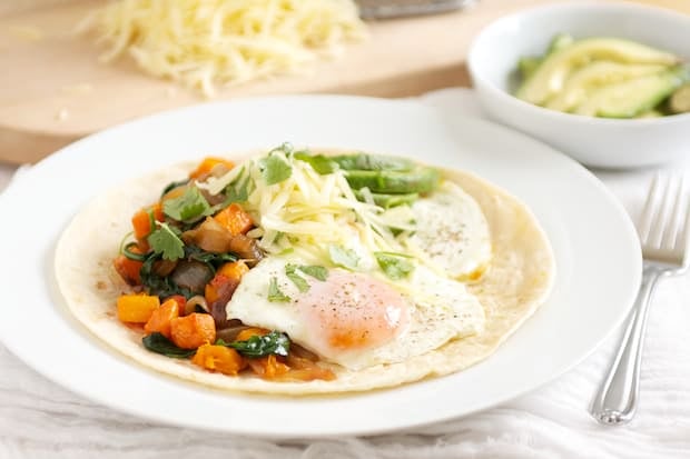 Customize Your Plate: Gluten-Free Butternut Kale Breakfast Wraps