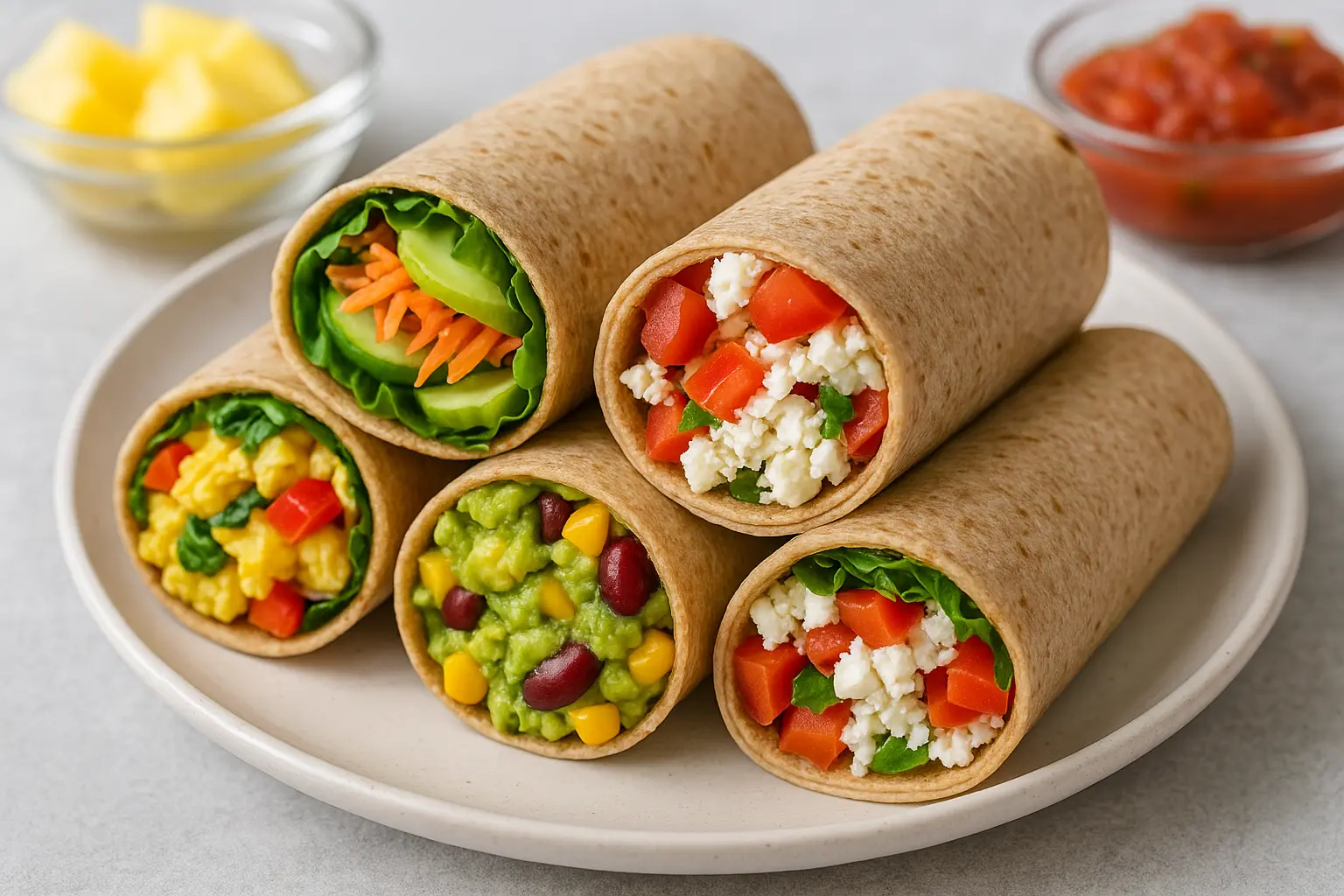 Effortless Mornings: Prep Ahead Butternut Kale Breakfast Wraps